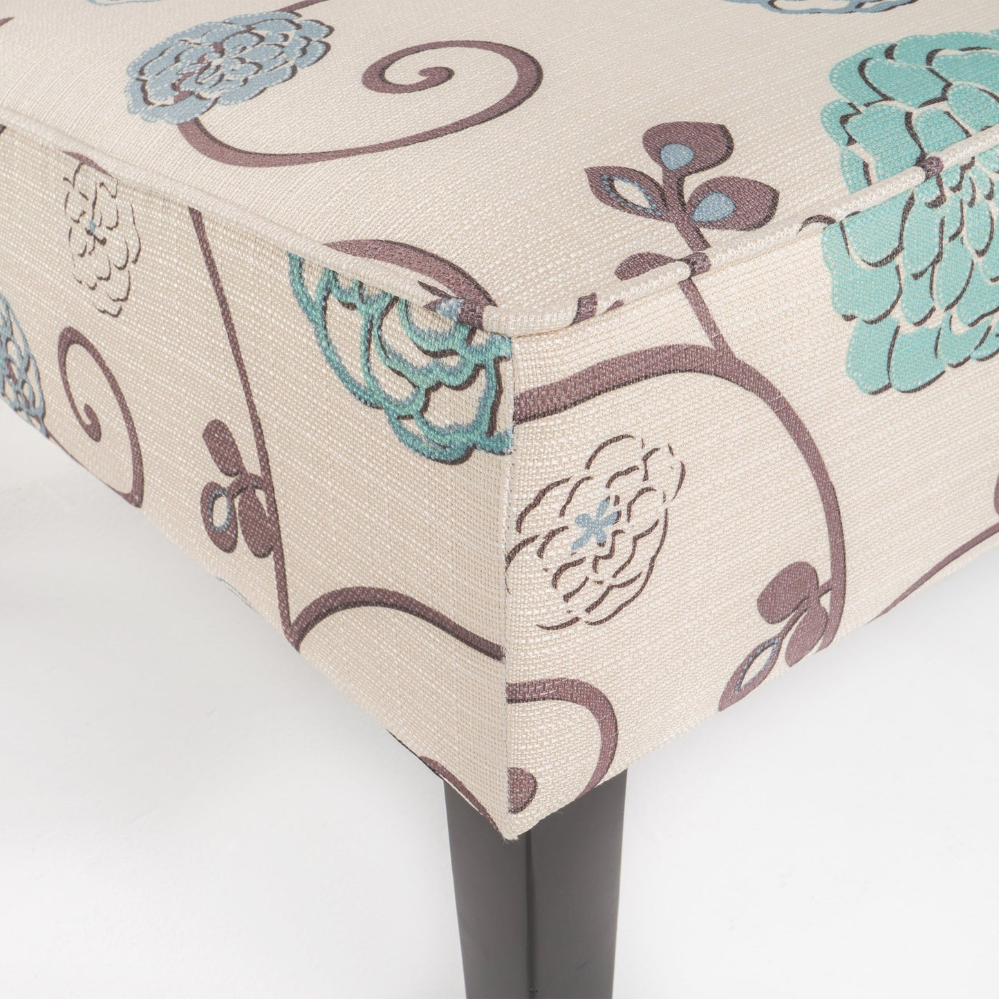 Christopher Knight Home Dejon Fabric Love Seat, White And Blue Floral