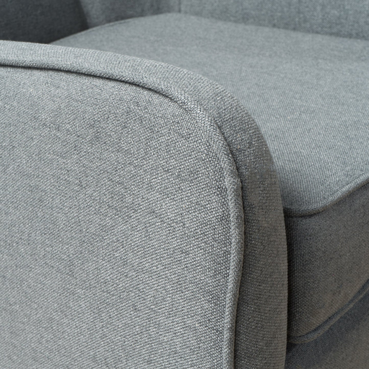 Christopher Knight Home Felicity Mid-Century Fabric Arm Chair, Charcoal 29.5D x 25W x 30.5H Inch