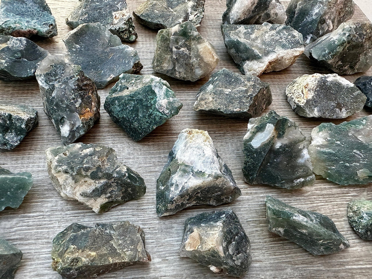 1 Pound Raw Tree Agate - Natural Tree Agate Stone, Natural Rough Tree Agate, Tree Agate Rough, Tree Agate Rocks (Tree Agate)
